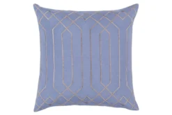 Accent Pillow-Noel Geo Sky Blue/Light Grey 20X20