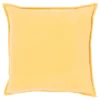18x18 Dusty Yellow Cotton Velvet Flange Edge Throw Pillow -Estally Home Decor Store 100414 0