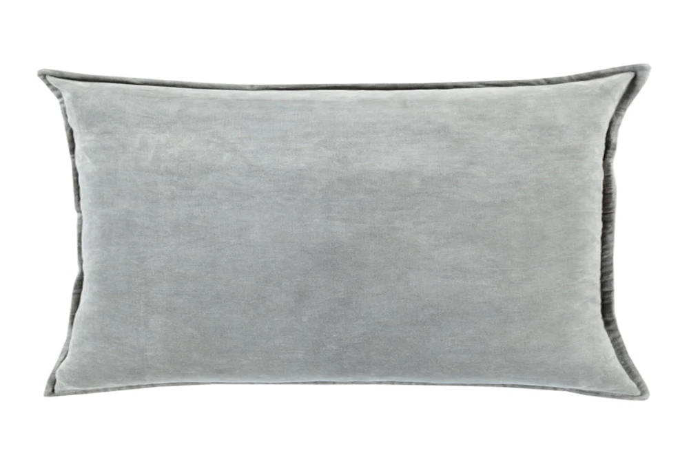 Accent Pillow-Beckley Solid Light Grey 13X19 3 Accent Pillow-Beckley Solid Light Grey 13X19