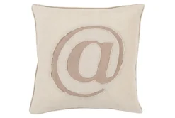 Accent Pillow-Atmark Khaki 18X18