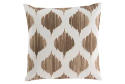 Accent Pillow-Deven Geo Mocha/Ivory 18X18