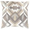 Accent Pillow-Tora Woven Geo Grey Multi 22X22 -Estally Home Decor Store 101184 0