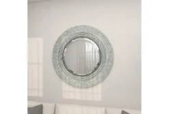 Wood Shell Inlay Mirror -Estally Home Decor Store 109831 grey mdf mirror room 91