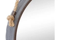 3 Piece Set Metal Rope Mirror -Estally Home Decor Store 210479 grey metal mirror detail 44