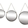 3 Piece Set Metal Rope Mirror