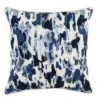 22X22 Navy Blue Watercolor Abstract Raindrop Throw Pillow -Estally Home Decor Store 239418