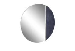 Wall Mirror-Round Black -Estally Home Decor Store 250634 black glass mirror material 76