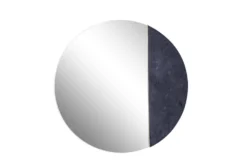 Wall Mirror-Round Black