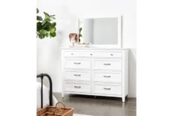 Presby White Mirror -Estally Home Decor Store 254240 white wood mirror room 35