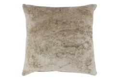 22X22 Wheat Chenille Textured Pattern Throw Pillow
