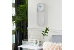 Youth White Tick Tock Clock -Estally Home Decor Store 260701 white metal clock room 85