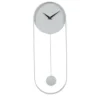 Youth White Tick Tock Clock -Estally Home Decor Store 260701 white metal clock signature 02