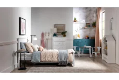 Youth White Tick Tock Clock -Estally Home Decor Store 260701 white multi media clock room 91