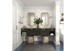 Wall Mirror Classic Layered Mirror -Estally Home Decor Store 260703 gold metal mirror room 87