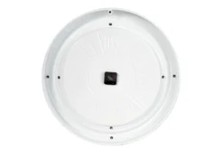 24 X 24 White And Wood Roman Numeral Wall Clock -Estally Home Decor Store 260886 white metal wall decor back 65