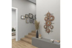 Montage With Cut Out Design Wall Mirror -Estally Home Decor Store 260912 brown metal decorative mirror room 85