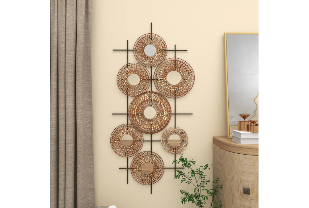 Montage With Cut Out Design Wall Mirror - Image 8