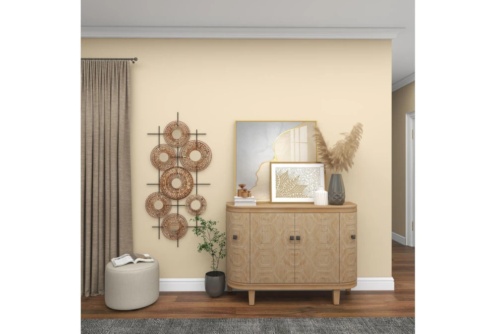 Montage With Cut Out Design Wall Mirror - Image 13