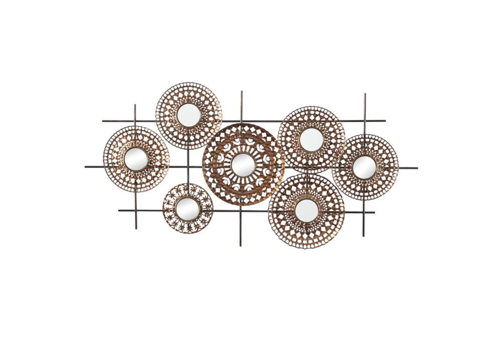 Montage With Cut Out Design Wall Mirror