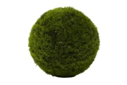 Green 15 Inch Vinyl Grass Ball -Estally Home Decor Store 261367 green resin plant material 76