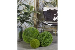 Green 15 Inch Vinyl Grass Ball -Estally Home Decor Store 261367 green resin plant room 70