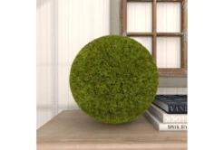 Green 15 Inch Vinyl Grass Ball -Estally Home Decor Store 261367 green resin plant room 91