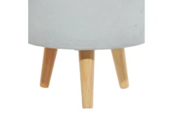 Grey 17 Inch Fiber Clay Planter Set Of 3 -Estally Home Decor Store 261483 grey resin planter detail 44