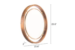 Gold Round Luxe Wall Mirror -Estally Home Decor Store 263402 detail 47