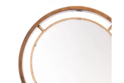 Gold Round Luxe Wall Mirror -Estally Home Decor Store 263402 gold metal mirror detail 49