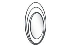 Multi Circle Wall Mirror -Estally Home Decor Store 263465 black metal mirror detail 47