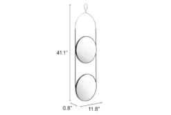 Hanging Multi Circle Wall Mirror -Estally Home Decor Store 263467 gold metal mirror detail 52