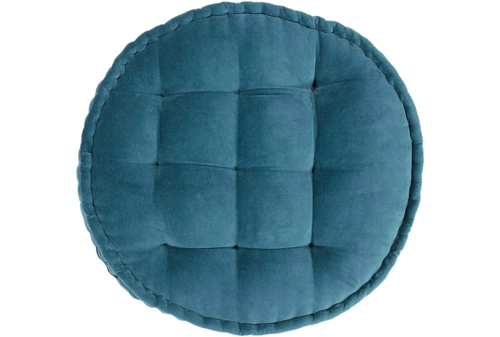 Accent Pillow-Teal Velvet 30X30 4 Accent Pillow-Teal Velvet 30X30 - Image 2