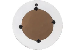 Mirror-White Washed Round 18X18 13 Mirror-White Washed Round 18X18 -Estally Home Decor Store 265266 white fiber mirror back 82