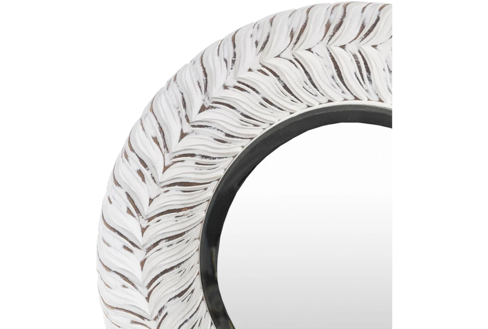 Mirror-White Washed Round 18X18 7 Mirror-White Washed Round 18X18 - Image 5