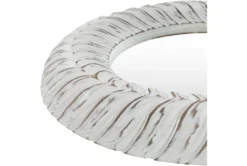 Mirror-White Washed Round 18X18 9 Mirror-White Washed Round 18X18 -Estally Home Decor Store 265266 white fiber mirror front 02
