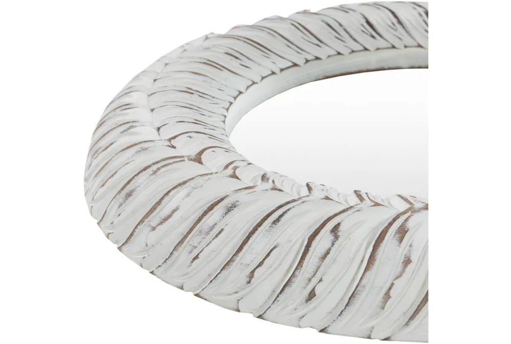 Mirror-White Washed Round 18X18 4 Mirror-White Washed Round 18X18 - Image 2