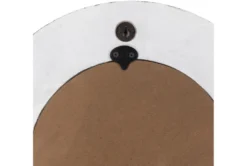 Mirror-White Washed Round 18X18 11 Mirror-White Washed Round 18X18 -Estally Home Decor Store 265266 white fiber mirror hardware 71