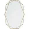 Mirror-Gold Brass Plated Geometric 28X39 -Estally Home Decor Store 265290 signature 01
