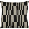 Accent Pillow-Piano Domino 20X20 -Estally Home Decor Store 265685 black fabric pillow signature 01