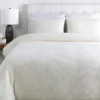 Full/Queen Duvet-3 Piece Set Cotton Waffle White