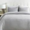 Eastern King Duvet-3 Piece Set Linen Light Grey -Estally Home Decor Store 273520 signature 01