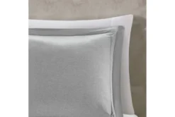 Eastern King/Cal King Comforter-3 Piece Set Reversible Stripe Down Alternative Grey -Estally Home Decor Store 273830 grey polyester comforter detail 47