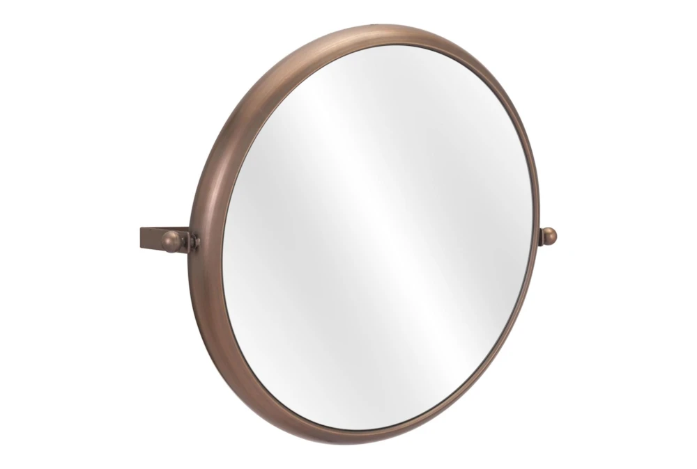 24X20 Round Gold Mirror - Image 3