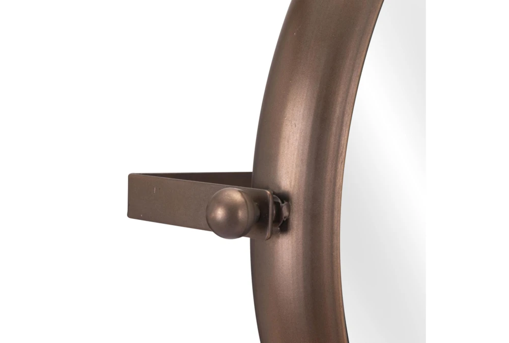 24X20 Round Gold Mirror - Image 4