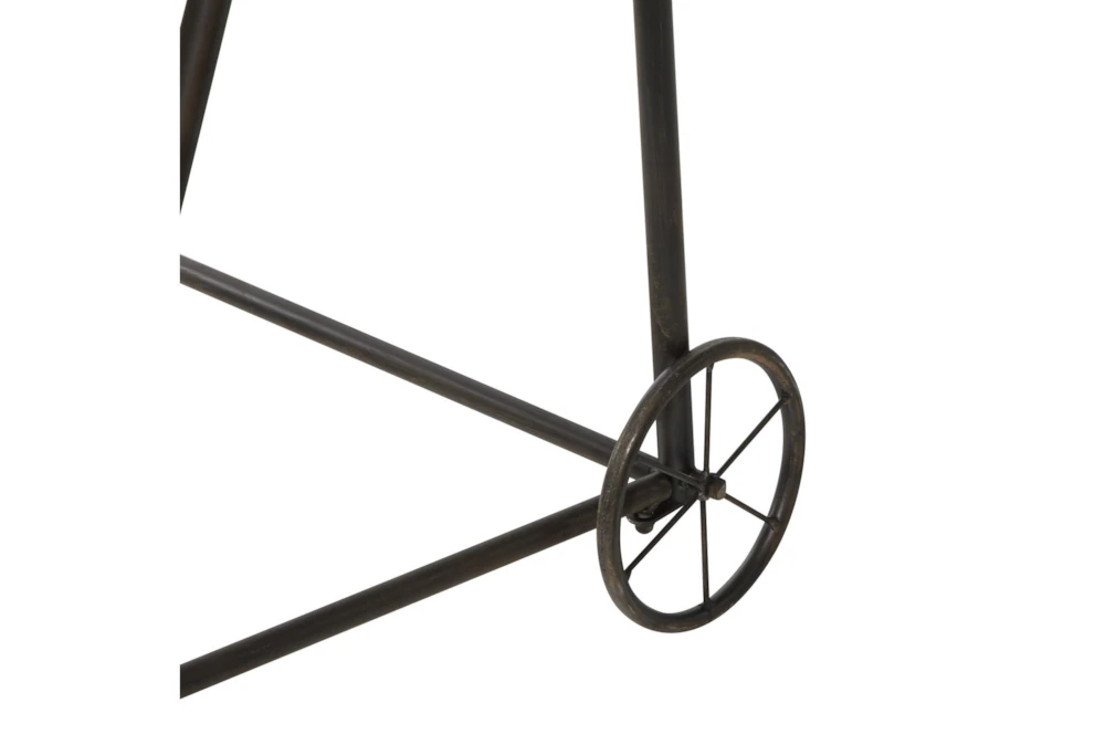 37 Inch Multi Color Iron Plantstand - Image 5