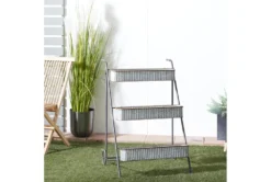 37 Inch Multi Color Iron Plantstand -Estally Home Decor Store 278171 multicolor multi media planter room 85