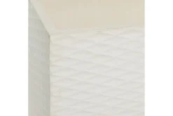 White Ceramic Planter Set Of 2 -Estally Home Decor Store 278244 white multi media planter detail 44