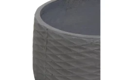 Grey Modern Ceramic Hanging Planter Set Of 2 -Estally Home Decor Store 278250 grey multi media planter detail 44 1