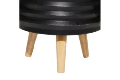 3 Leg Black Wood Planter Set Of 3 -Estally Home Decor Store 278256 black multi media planter detail 45