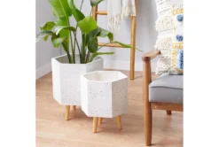 White Wood Planter Set Of 2 -Estally Home Decor Store 278263 white multi media planter room 85